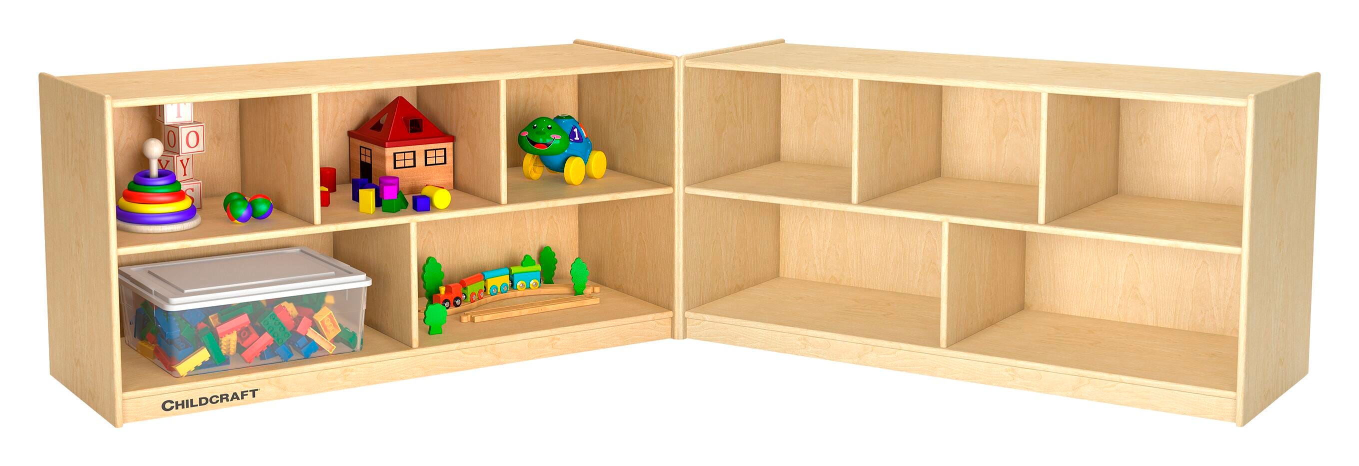 Childcraft Mobile Hide-Away Toddler Cabinet, 95-1/2 x 14-1/4 x 24 Inches, Item Number 296057